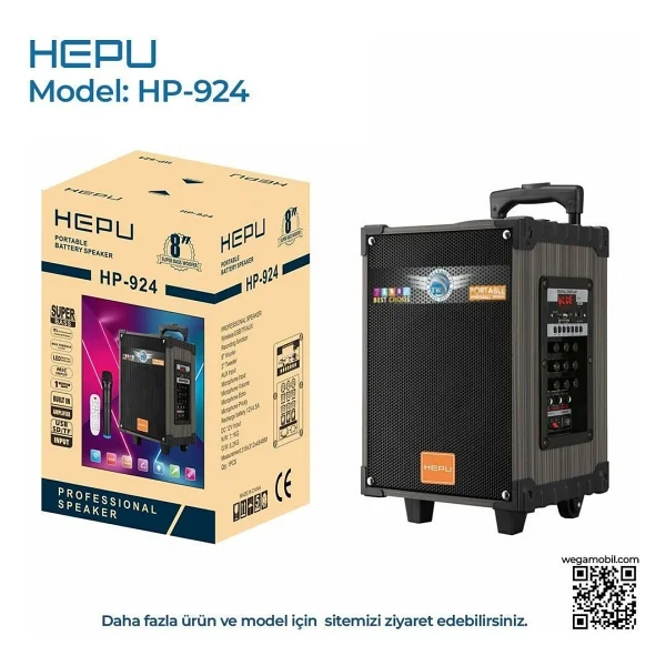 Hepu Hp-924 Bluetooth Hoparlör - Görsel 2