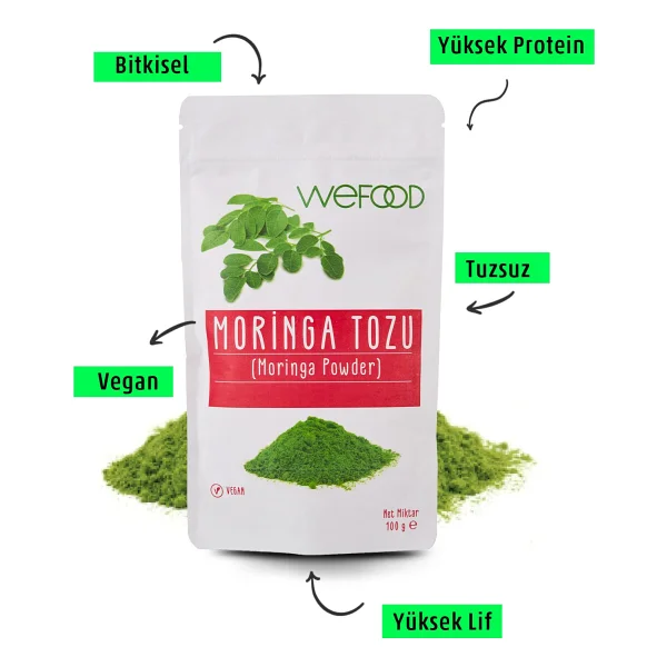 Wefood 100 Gr Moringa Tozu - Görsel 4