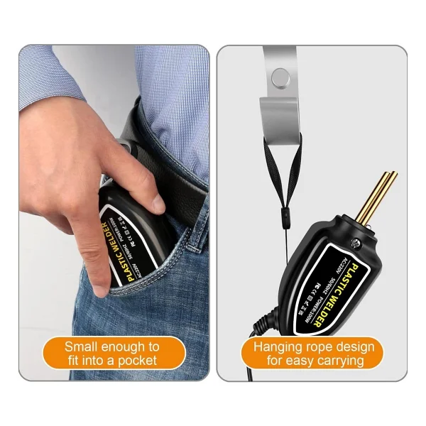 Valkyrie 100w Çantalı 600 Uçlu Plastik Kaynak Makinesi Araba Tampon LED Işıklı Xcer-110 - Görsel 9