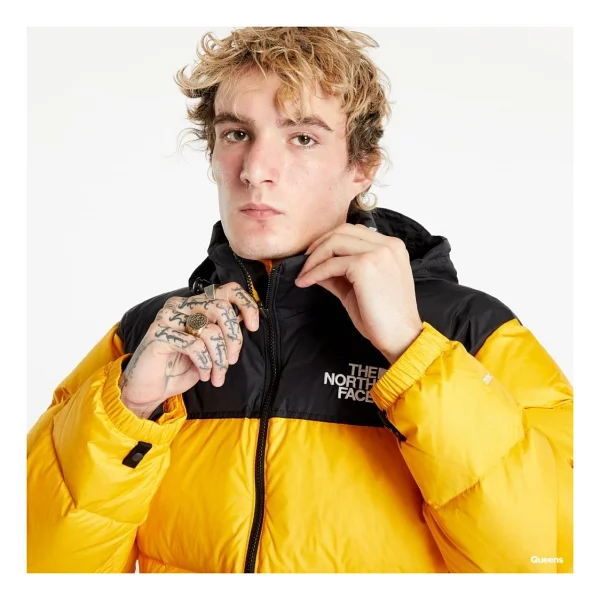 The North Face 1996 Retro Nuptse NF0A3C8DZU31 Kaz Tüyü Sarı Erkek Şişme Mont - Görsel 9
