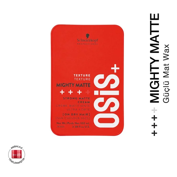 Osis 4 Mighty Matte Güçlü Tutucu 85 Ml Mat Wax - Görsel 5