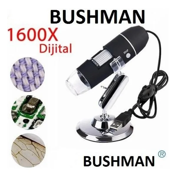 Bushman 1600x 2.Mp USB Cmos 8 LED Digital Mikroskop - Görsel 6