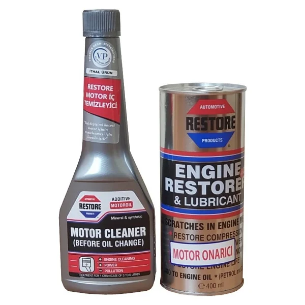 Restore Motor Onarıcı 400 ml + Restore Motor İç Temizleme 250 ml - Görsel 2