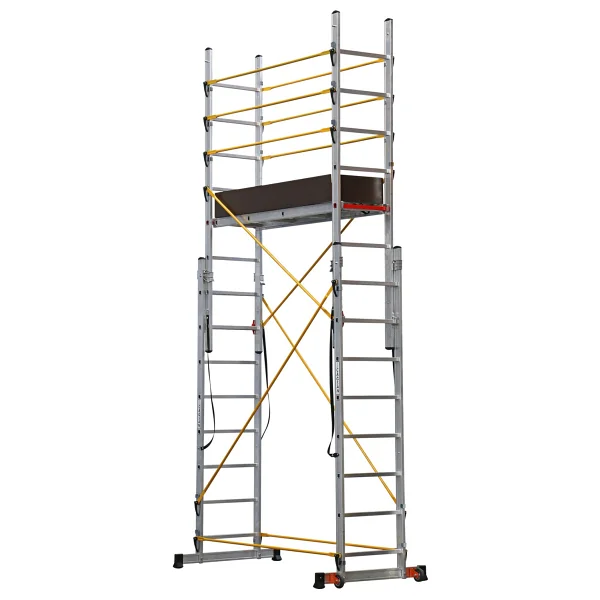 Çağsan 2x8 Basamaklı Polysafe - Çok Amaçlı İskele Merdiven Pl003 - Görsel 8