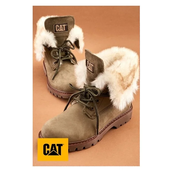 Cat Utah Fur Nubuk Kadın Bot - Görsel 9