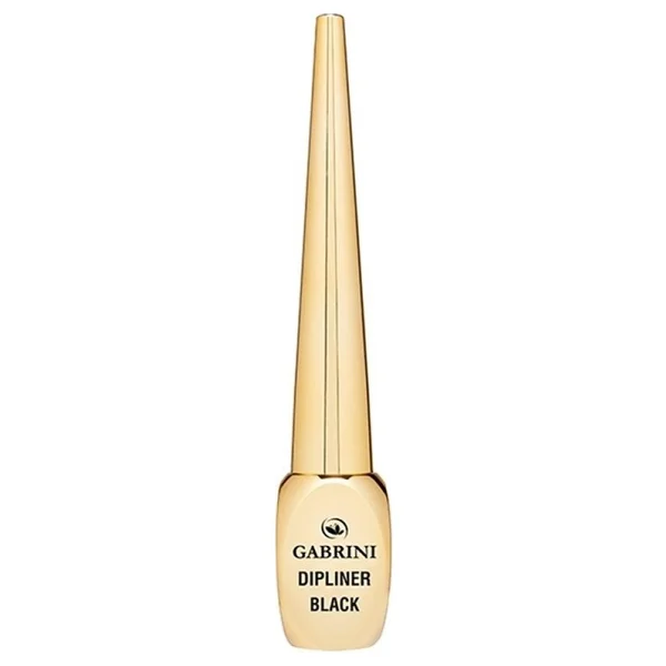 Gabrini Dıplıner Black Suya Dayanıklı Kolay Uygulama 5 Ml Mat Yapıda Eyeliner - Görsel 2