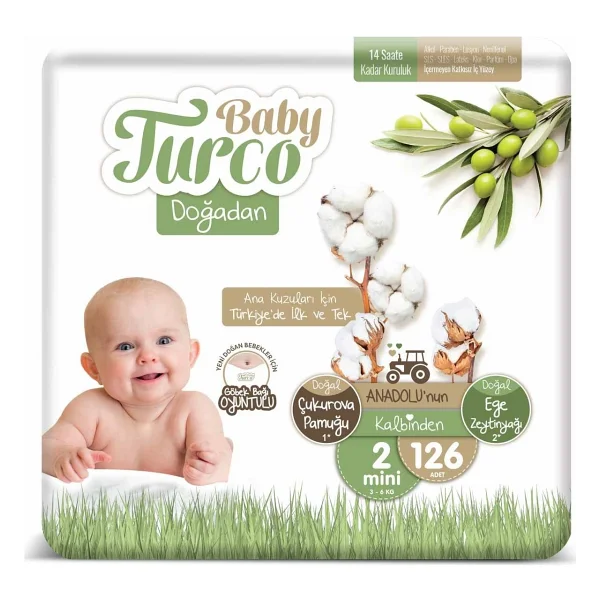 Baby Turco Doğadan 4 Numara Maxi 90'lı Bebek Bezi - Görsel 6