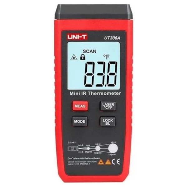 Uni-T Ut-306a Mini İnfrared Lazer Termometre - Görsel 2