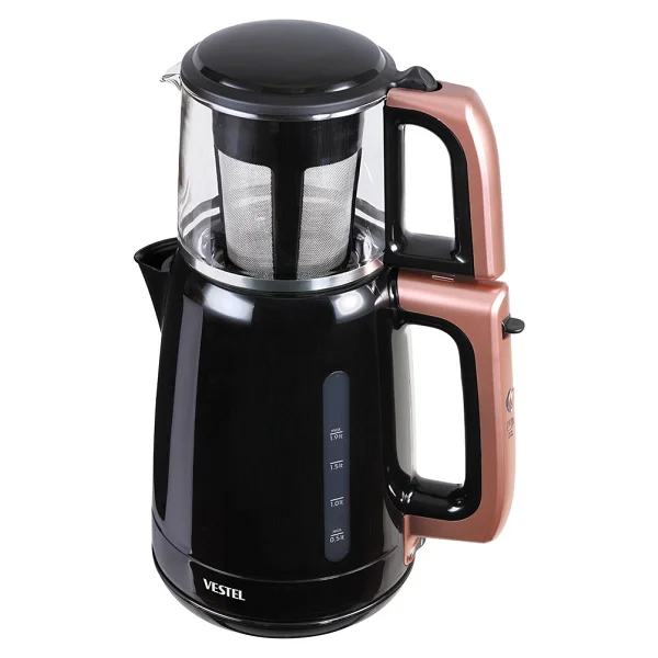 Vestel Sefa 3000 Rs Rose 1700 W Cam Demlikli Çay Makinesi - Görsel 2