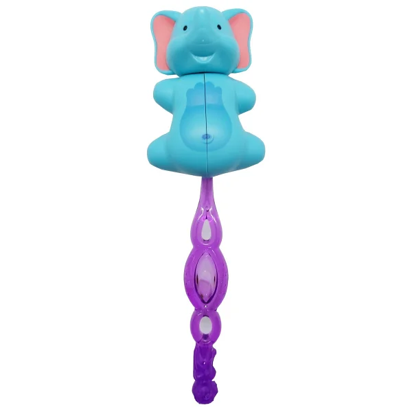 R.O.C.S. Kids 3-7 Yaş Diş Fırçası + Flipper Hijyenik Saklama Kabı Seti Fil Figürlü - Görsel 3