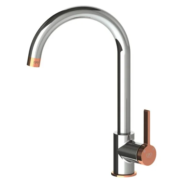 Gpd Gildo Mte165-K-R Tek Gövde Krom Rose Gold Mutfak Bataryası - Görsel 4