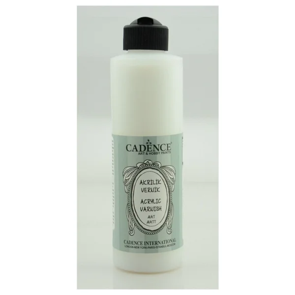Cadence 250 Ml Su Bazlı Akrilik Mat Vernik - Görsel 2