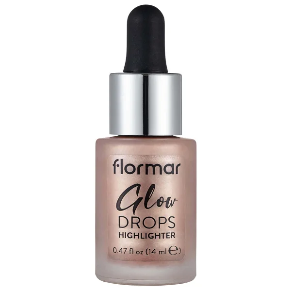 Flormar Glow Drops Mineral İçeren 001 Moon Glow Likit Highlighter - Görsel 4