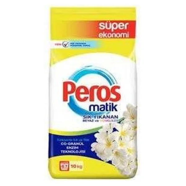 Peros Matik Yasemin Çiçeği 10 kg Toz Deterjan - Görsel 3