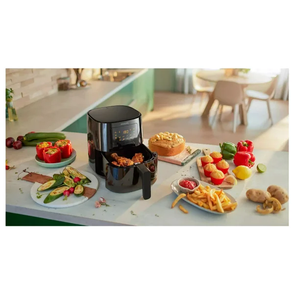Philips Airfryer L, Yağsız, Sıcak Hava Fritözü + Ekmek Kızartma Makinesi Hediyeli - Görsel 2