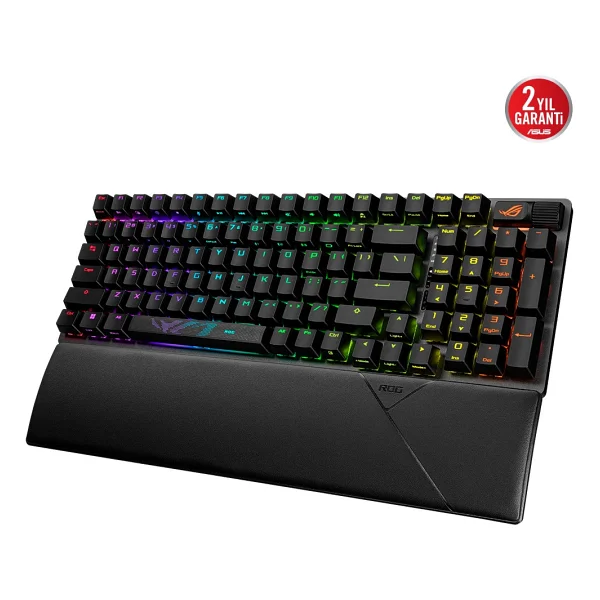 Asus Rog Strix Scope Iı 96 Wireless Siyah RGB Nx Snow Switch Kablolu/Kablosuz Mekanik Oyuncu Klavyesi - Görsel 3