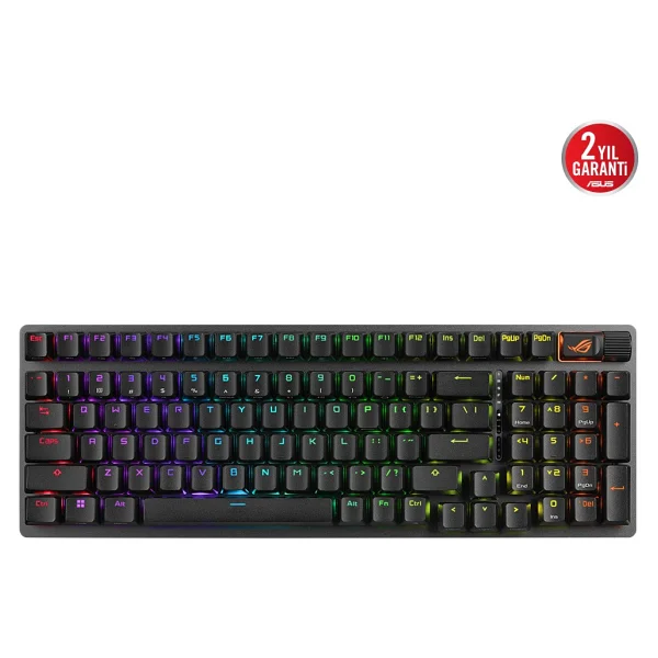 Asus Rog Strix Scope Iı 96 Wireless Siyah RGB Nx Snow Switch Kablolu/Kablosuz Mekanik Oyuncu Klavyesi - Görsel 4