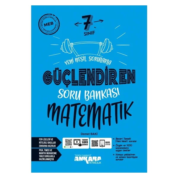 Ankara Yayıncılık 7. Sınıf Güçlendiren Matematik Soru Bankası - Görsel 3