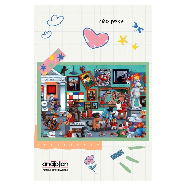Anatolian 260 Parça XL Puzzle - Sanatseverler 3345 - Görsel 3