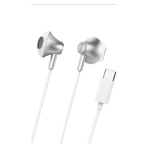 Linktech H336 Beyaz Type-C Kablolu Kulak İçi Kulaklık - Görsel 2