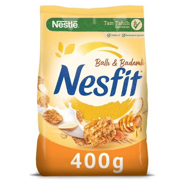 Nesfit Ballı Bademli Tahıl Gevreği 400 Gr - Görsel 6