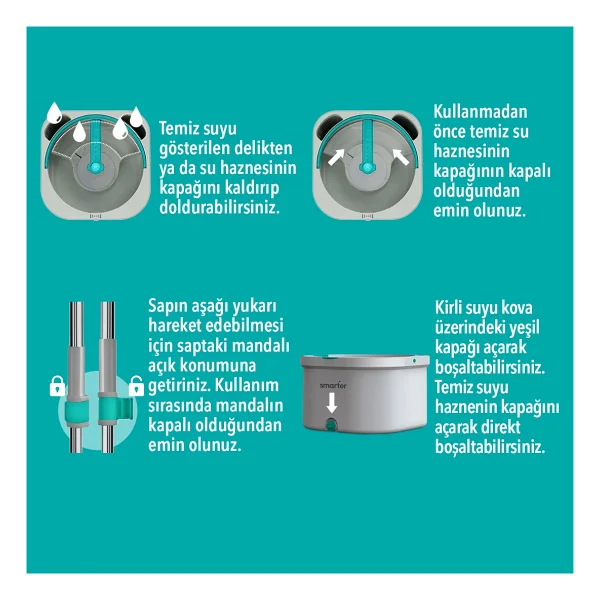 Smarter Aqua Master Otomatik Temizlik Seti - Görsel 4