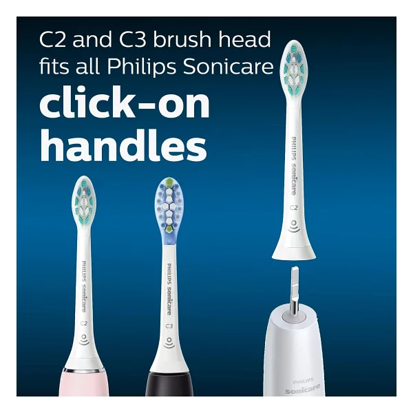 Philips Sonicare Diş Fırçası Başlıkları, C3 Premium Ve C2 Optimal - Hx9023/69 - Görsel 3