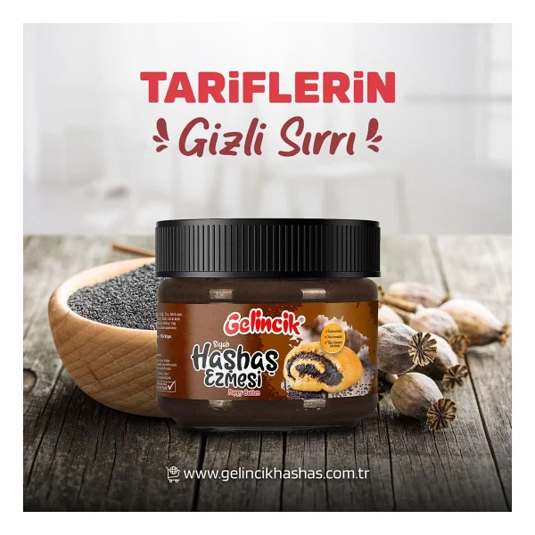 Gelincik Siyah Haşhaş Ezmesi 10 Kg - Görsel 4