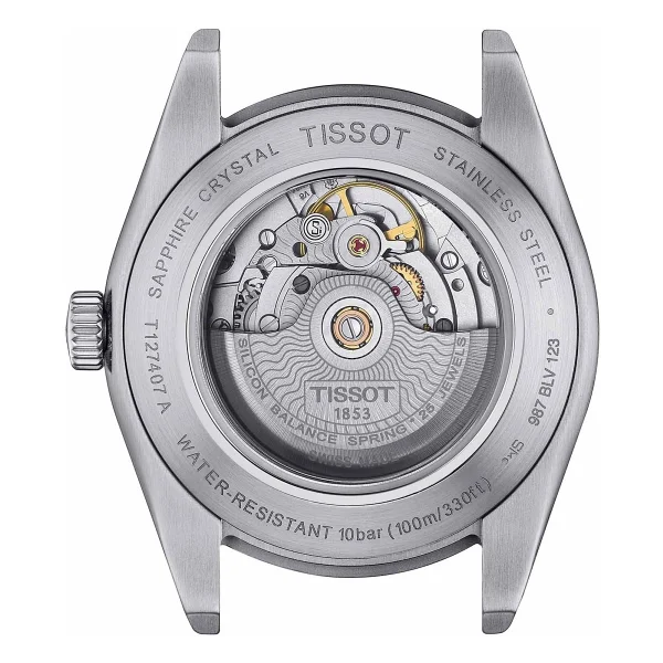 Tissot Gentleman Powermatic 80 Silicium T127.407 Çelik Kordon Erkek Kol Saati - Görsel 5