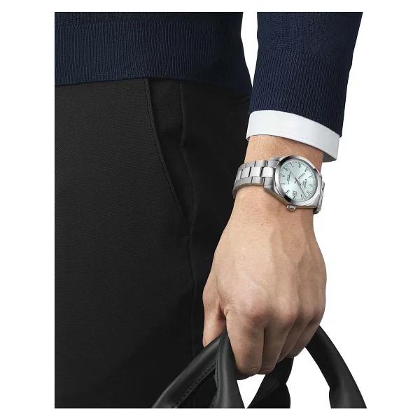Tissot Gentleman Powermatic 80 Silicium T127.407 Çelik Kordon Erkek Kol Saati - Görsel 6