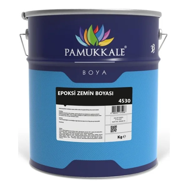 Pamukkale 4530 Epoksi Zemin Boyası 18+3 Kg Gri Ral 7040 - Görsel 4
