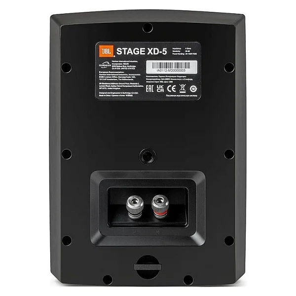 Jbl Stage Xd5 Ic-Dis Mekan Seslendirme Hoparloru Cift Siyah - Görsel 5