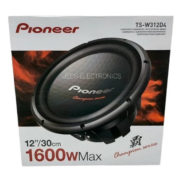 Pioneer Ts-W312d4 1600 W Çift Bobinli 30 Cm Subwoofer - Görsel 5