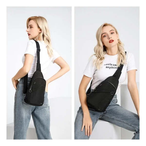 Smart Bags Krinkıl Kumaş Bodybag Postacı Çantası Kadın 1239 - Taba - Görsel 4