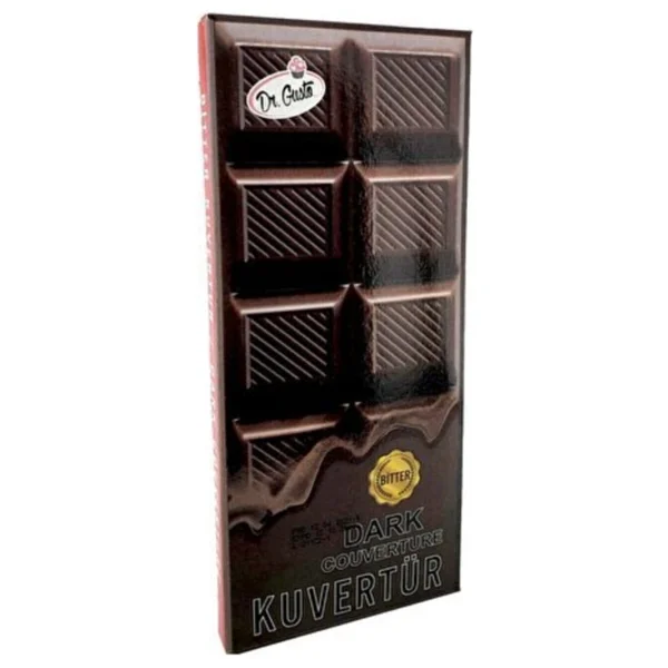Dr. Gusto Kuvertür Bitter Mini Çikolata 200 Gr - Görsel 2