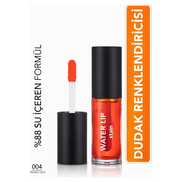 Flormar Water Lip Stain 004 Orange Dudak Tinti - Görsel 10