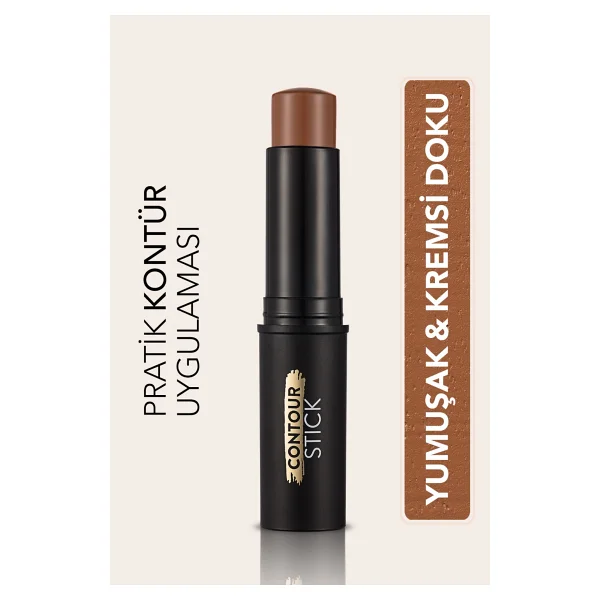 Flormar Yarı Mat Bitişli Asansörlü Stick Kontür - Görsel 6