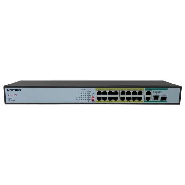 Neutron Nt-Ps16-260 16 Port 10/100 Mbps Poe Switch - Görsel 3
