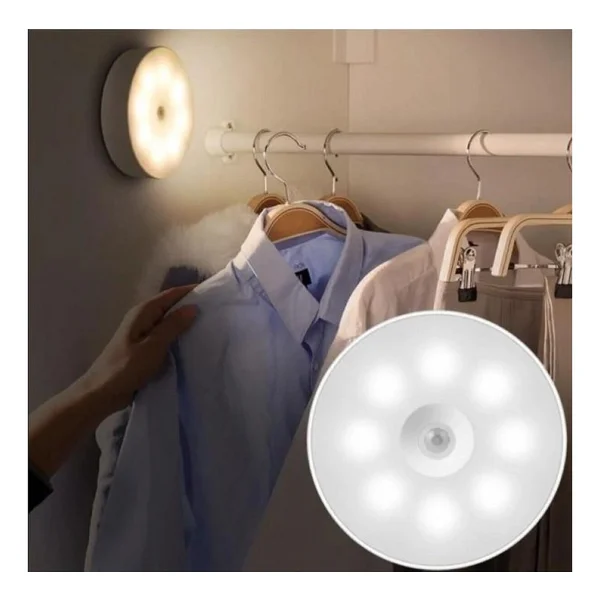 Sge Teknoloji 16 LED 2 Renk 5 Modlu Beyaz Ve Gün Işığı Hareket Sensörlü Type-C Girişli LED Lamba - Görsel 7