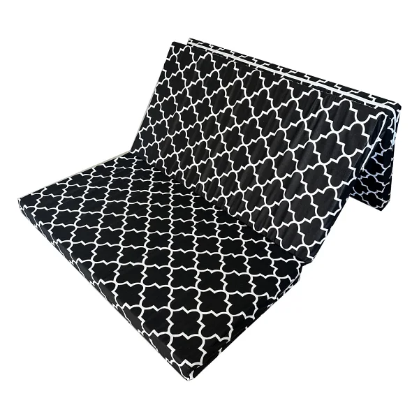 Vip Home Concept Çift Kişilik Sünger Yatak Katlanır Minder Yatak 120x195x8 Cm-Gri-Katlanır Yer Yatağı - 120 X 190 Cm - Görsel 3