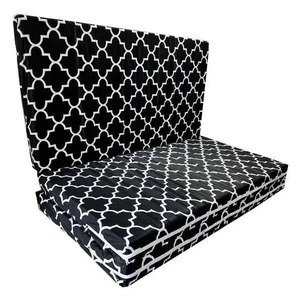 Vip Home Concept Çift Kişilik Sünger Yatak Katlanır Minder Yatak 120x195x8 Cm-Gri-Katlanır Yer Yatağı - 120 X 190 Cm - Görsel 5
