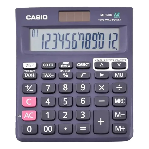 Casio Mj-120d 12 Haneli Masaüstü Hesap Makinesi - Görsel 3