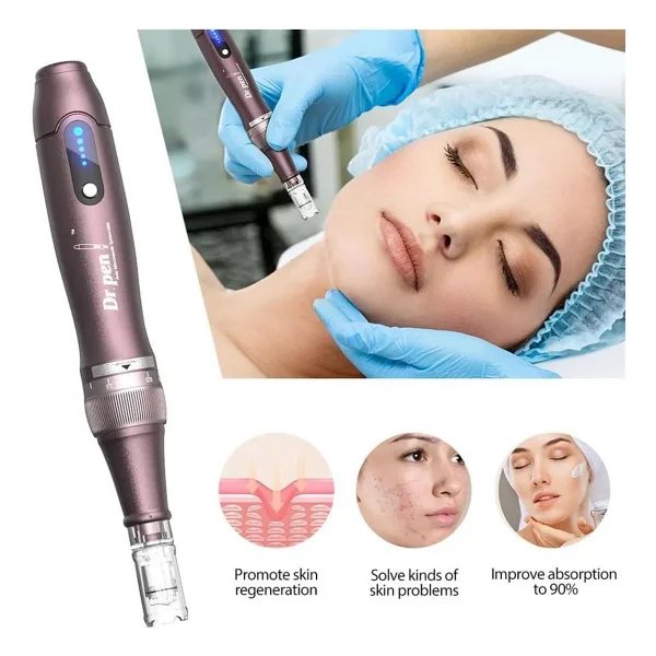 Dr Pen Ultima A10 Kablosuz Dermapen Cihazı Cilt Sıkılaştırma Kırışıklık Iz Leke Giderme Bb Glow Peeling Aleti A10w - Görsel 2