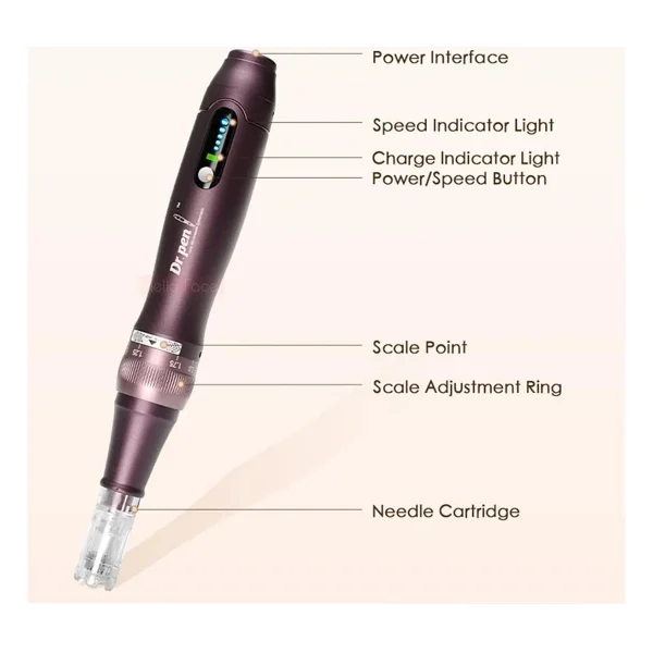 Dr Pen Ultima A10 Kablosuz Dermapen Cihazı Cilt Sıkılaştırma Kırışıklık Iz Leke Giderme Bb Glow Peeling Aleti A10w - Görsel 4