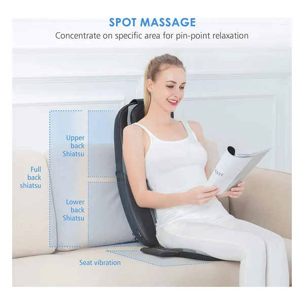 Eragon Erg-782 Shiatsu Masaj Koltuğu Minderi - Görsel 3
