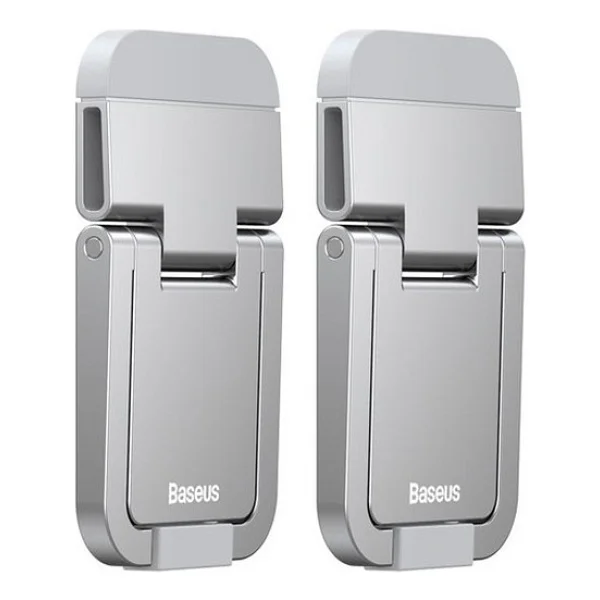 Baseus Katlanabilir Portatif MacBook Dizüstü Bilgisayar Laptop Stand Ayağı Ivoomi - Gümüş - Görsel 4