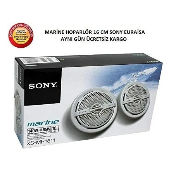 Sony XS-Mp1611w 140 W 16 Cm Marin Hoparlör - Görsel 2
