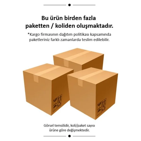 Minar 300 Cm Mutfak Dolabı Beyaz Antrasit 300-A7 - Görsel 5