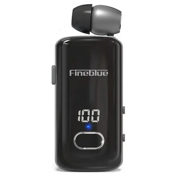 Fineblue F580 Makaralı Mavi Kulak İçi Bluetooth Kulaklik - Görsel 3
