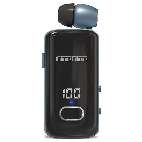 Fineblue F580 Makaralı Mavi Kulak İçi Bluetooth Kulaklik